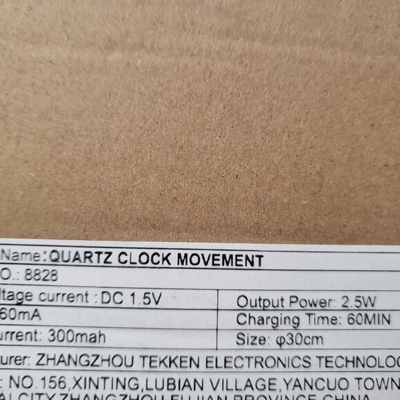 NEW Alien LED Vinyl Record Wall Clock 12" with 7 Colors Changing - Picture 5 of 5